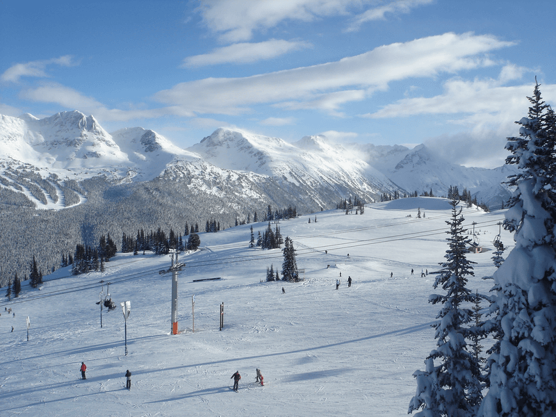 Séjour linguistique Canada, Whistler, Ski