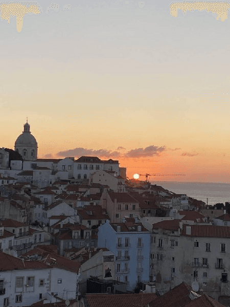 Sejour linguistique portugais, coucher de soleil, review