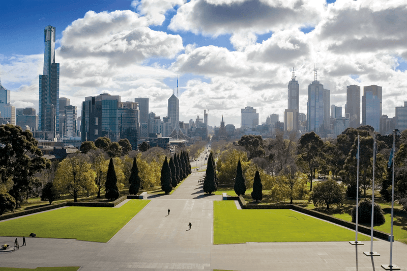 Sprachaufenthalt Australien, Melbourne, Skyline