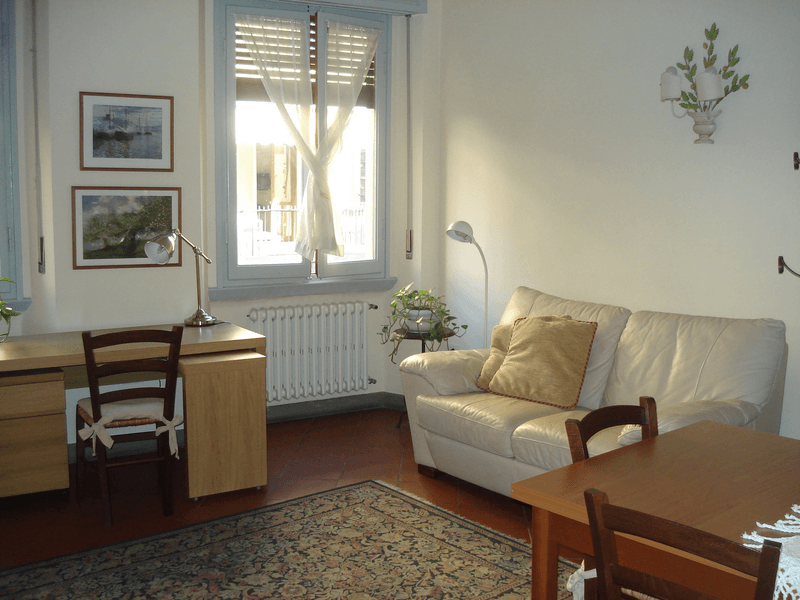 Sprachaufenthalt Italien, Florenz - Scuola Leonardo da Vinci Firenze - Accommodation - Apartment - Wohnzimmer