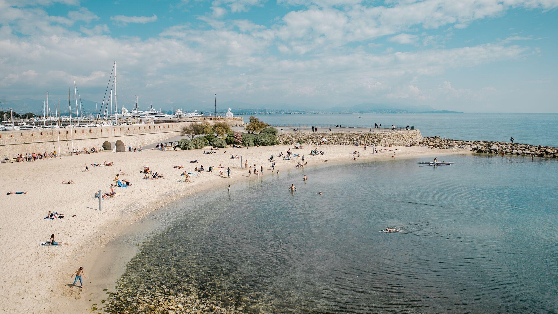 Séjour linguistique France, Antibes, Plage