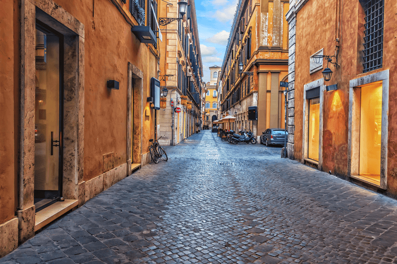 Sprachaufenthalt Italien, Rom, Gasse