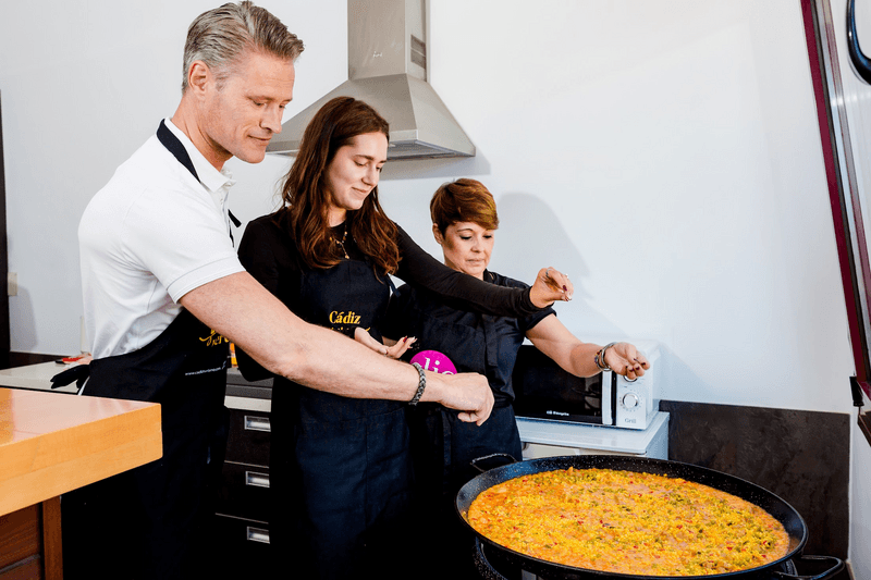 Séjour linguistique Espagne, CLIC Cádiz, Cours de cuisine paella