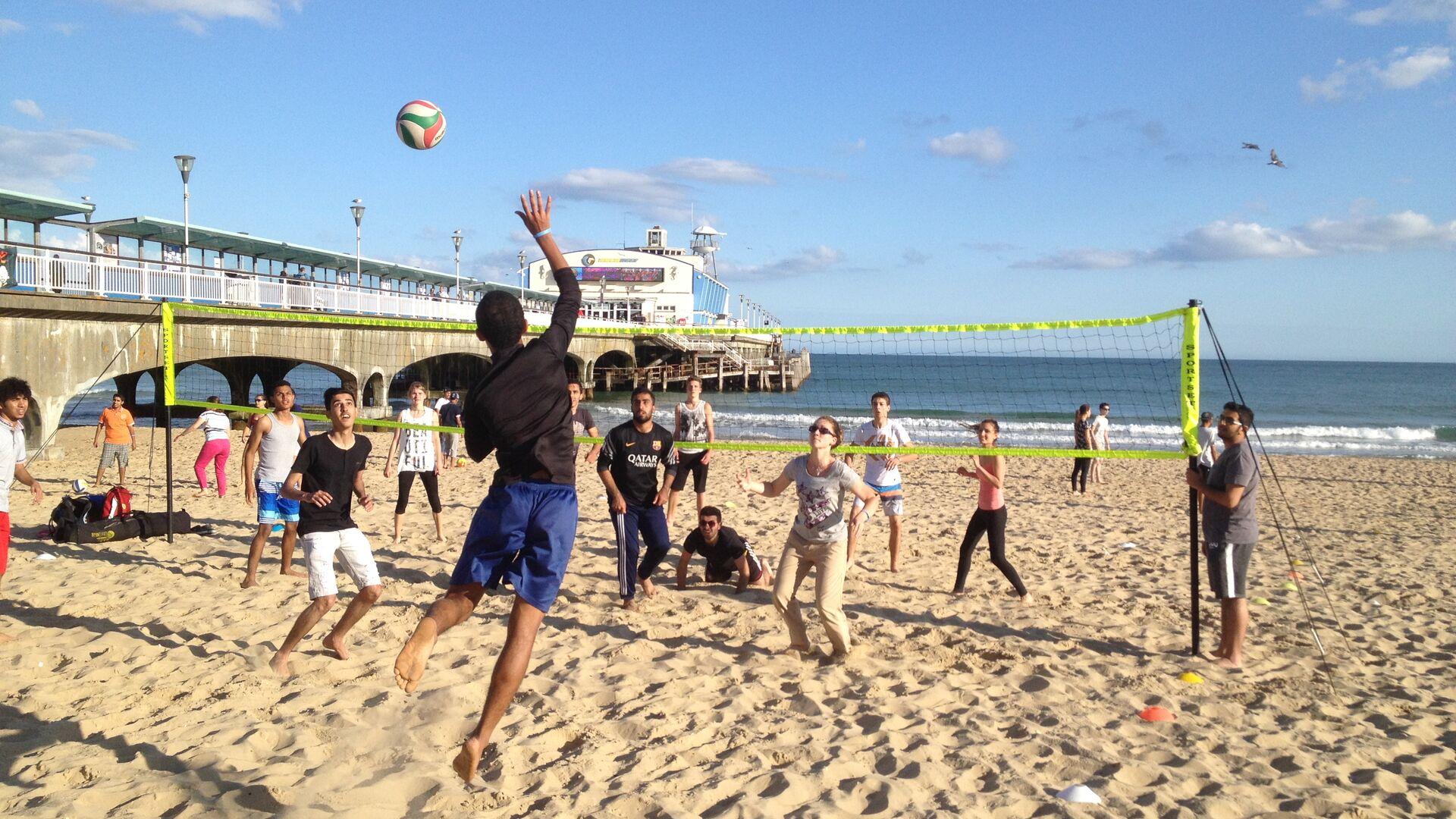 Sprachaufenthalt England, Capital School of English Bournemouth, Beach Volleyball