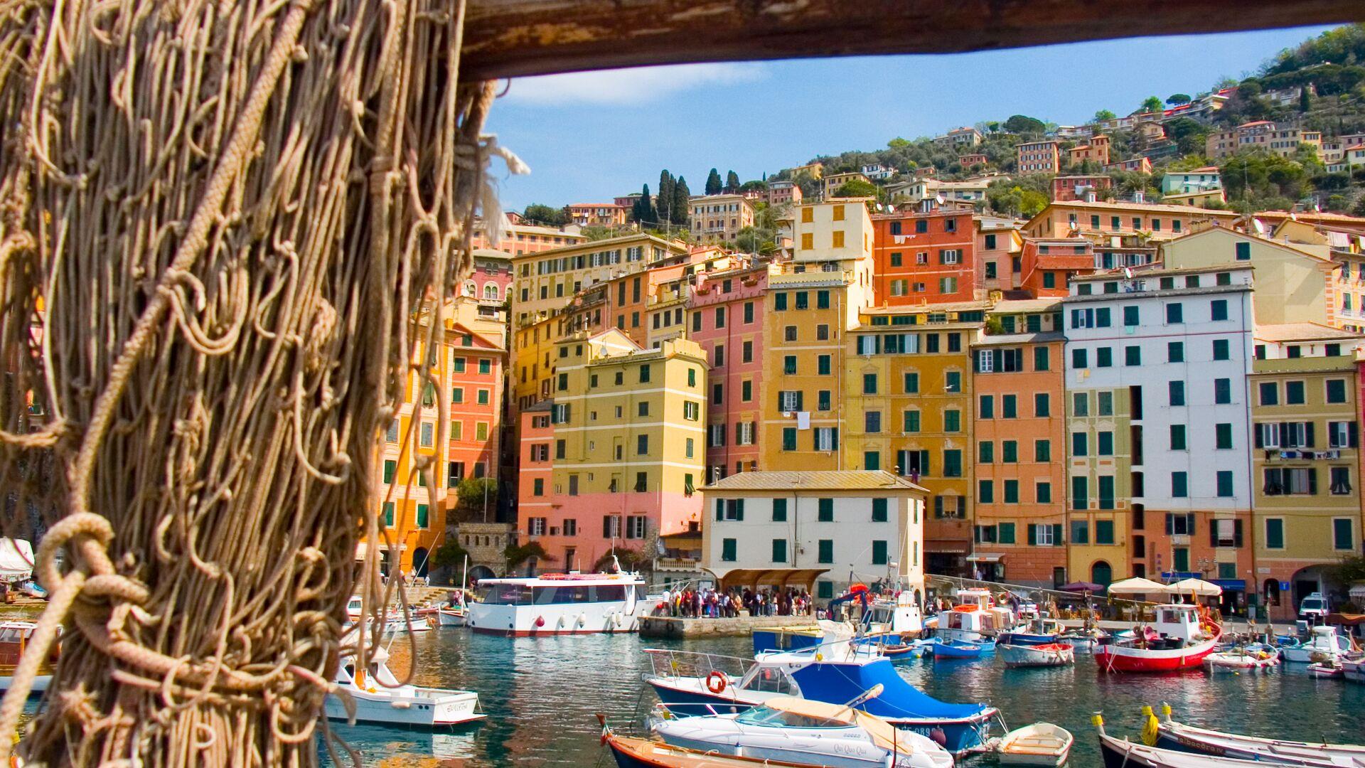 Sprachaufenthal Italien, Camogli, Port