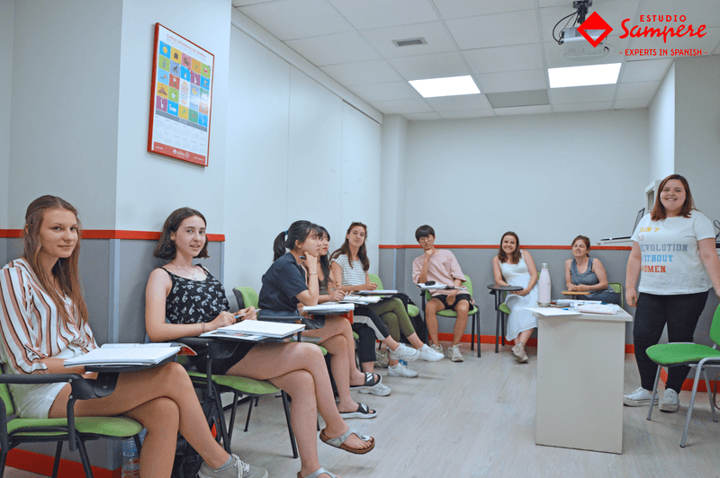 Sprachaufenthalt Spanien, Estudio Sampere Madrid, Lektionen